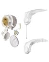 Ver imagem 2 de Corpo Chuveiro Lorenzetti Duo Shower Eletrônico Turbo Branco - D17d