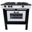 Ver imagem 1 de Fogão a Gás 2 Bocas com Forno Cefaz Linha Chef Branco e Preto