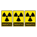 Ver imagem 1 de Combo 10 Adesivos de Sinalização Lixo Radioativo 15x20 Acesso - S-245 F9e