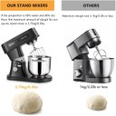 Ver imagem 2 de Mixer 7.4qt de Alumínio para Cozinha Doméstica, Preto