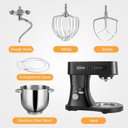 Ver imagem 3 de Mixer 7.4qt de Alumínio para Cozinha Doméstica, Preto