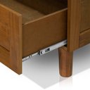 Ver imagem 4 de Guarda Roupa em 100% Madeira 2 Portas 1 Gaveta Suiça Castanho