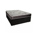 Ver imagem 4 de Cama Box Baú Casal Colchão Alana Espuma D20 NK Camas + Box Suede 55x138x188 Cor:Preto