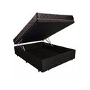 Ver imagem 3 de Cama Box Baú Casal Colchão Alana Espuma D20 NK Camas + Box Suede 55x138x188 Cor:Preto