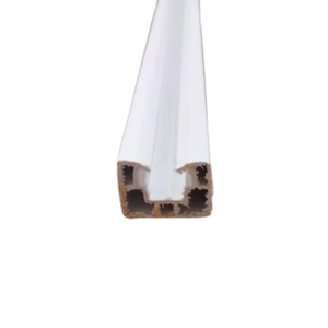 Guia/trilho para Porta Sanfonada Bcf Pvc 1 Metro Branco
