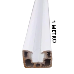 Guia/trilho para Porta Sanfonada Bcf Pvc 1 Metro Branco - 3