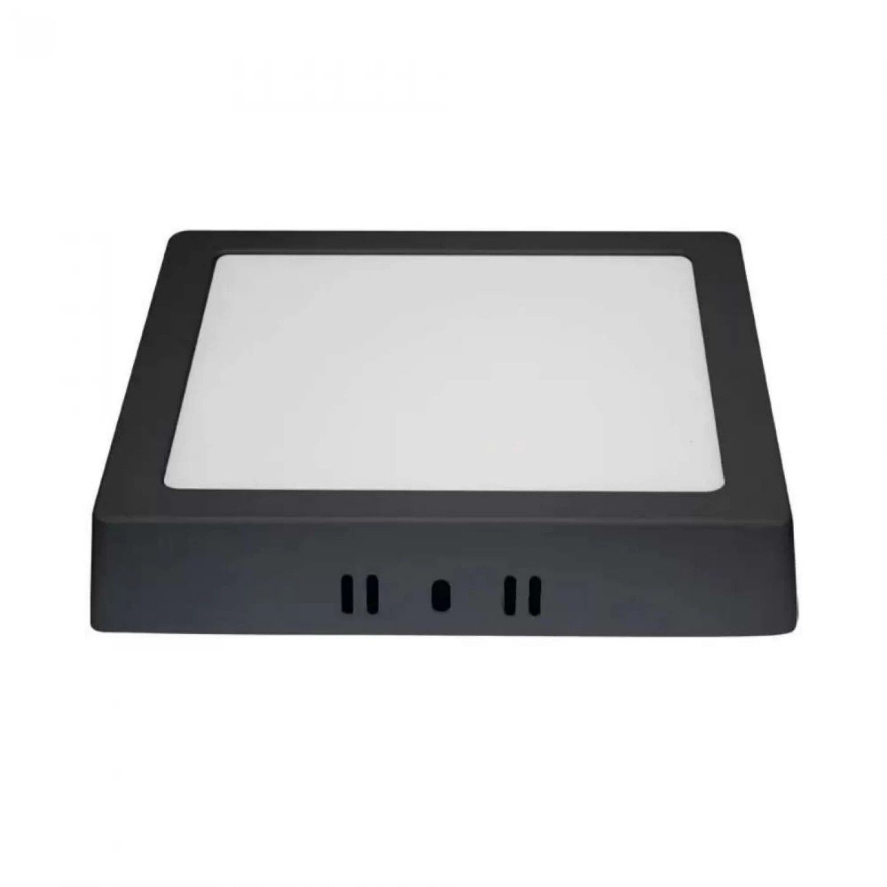 Painel led sobrepor preto 12W 6500k - 2