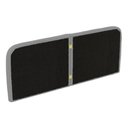 Ver imagem 3 de Cabeceira Painel Orgânico Cama Box Casal Padrão Aira 140cm Dobrável Bouclé Cinza Escuro - Desk Desig