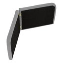 Ver imagem 4 de Cabeceira Painel Orgânico Cama Box Casal Padrão Aira 140cm Dobrável Bouclé Cinza Escuro - Desk Desig