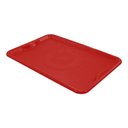 Ver imagem 4 de Conjunto 3 Bandejas Plásticas Self-service Refeição 48 X 32,5 X 2 Br-100 Vermelha - Della Plast