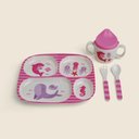 Ver imagem 1 de Kit de Alimentação Ocean C/4 Peças Bambu Rosa - A\casa