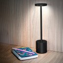 Ver imagem 4 de Luminária de Mesa Touch Candeeiro Led sem Fio Recarregável Preta