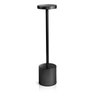 Luminária de Mesa Touch Candeeiro Led sem Fio Recarregável Preta - 1