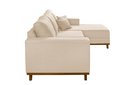Ver imagem 3 de Sofá Cronos 03 Metros Chaise Lado Direito Meu Sofá Online
