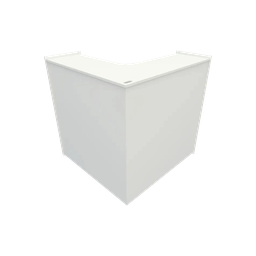 Balcão L Caixa Atendimento Recepção Consultório Academia Comércio Lojas - Cód. 200 - Cor Branco - 2