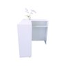 Balcão L Caixa Atendimento Recepção Consultório Academia Comércio Lojas - Cód. 200 - Cor Branco - 5