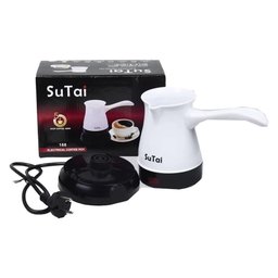 Cafeteira Eletrica Maquina de Cafe Expresso Europeu Turco 600w Aquecedor Agua Bivolt Branco - 1