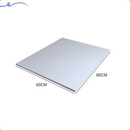 1 Prateleira Branca 80X60 Tampo Tabua Mdf  Organizadora Decoração Cozinha Quarto Banheiro Sala - 2