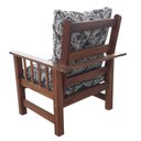 Ver imagem 6 de Poltrona Colonial Cancún de Madeira C/ Almofadas de Jacquard e Poliéster Estampa Arabesco