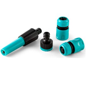 Kit para Mangueira com Esguicho Plasticos 4 Pecas Atlas