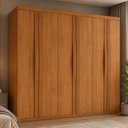 Ver imagem 1 de Guarda Roupa Casal CR35530 6 Portas de Bater 6 Gavetas MDF Laqueado Madeirado Multimóveis