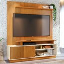 Ver imagem 5 de Estante Home para Tv 65 Polegadas Ares Cinamomo Off White Madetec