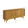 Buffet Vertex 3 Portas Cor:naturalle - 4