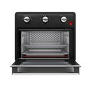 Ver imagem 3 de Forno Elétrico Air Fryer 30L 110V Preto - Fogatti