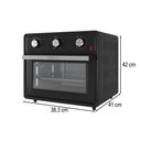 Ver imagem 4 de Forno Elétrico Air Fryer 30L 110V Preto - Fogatti