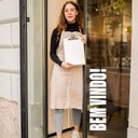 Ver imagem 1 de Adesivo de Parede Bem Vindo Entrada Portaria Loja Hall Kanto Store Branco