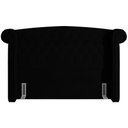 Ver imagem 3 de Cabeceira Cama Box Casal 195 Cm Sofia Bouclê Preto - Lyam Decor