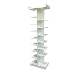 Estante Sapateirinha Expositor Branco 185x55x32cm - Deep