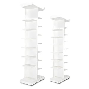 Estante Sapateirinha Expositor Branco 185x55x32cm - Deep
