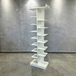 Estante Sapateirinha Expositor Branco 185x55x32cm - Deep - 2