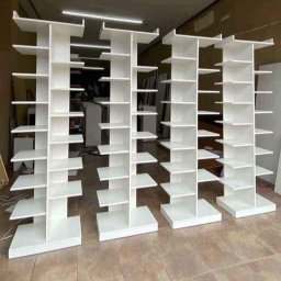 Estante Sapateirinha Expositor Branco 185x55x32cm - Deep - 5
