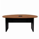 Ver imagem 2 de Mesa de Reunião Orgânica MDP 180cm Nogal com Preto F5 Office