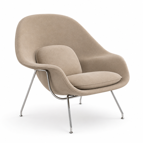 Poltrona Womb Chair | Suede Bege