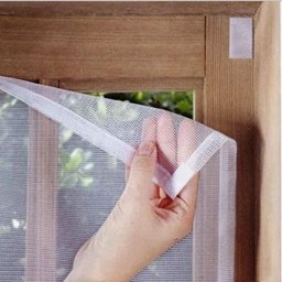TELA MOSQUITEIRO PARA PORTAS E JANELAS COM VELCRO - 1,23 x1,55 m - 1
