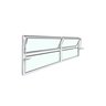 Vitro Basculante 2 Seções Branco 40x120 Linha Esmeralda Vidro Liso - 2