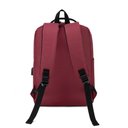 Ver imagem 3 de Mochila Notebook Resistente Elegance Vermelha - Ika - Vermelha