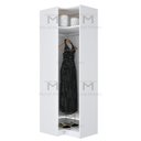 Ver imagem 6 de ARMÁRIO DE CANTO PARA CLOSET A 2,10 M491.B (CASA, LOJA) MUNDI MOVEIS