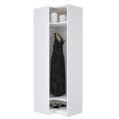 ARMÁRIO DE CANTO PARA CLOSET A 2,10 M491.B (CASA, LOJA) MUNDI MOVEIS