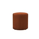 Ver imagem 2 de Puff Banqueta Decorativo Redondo Veludo Pé Plastico Viena:terracota