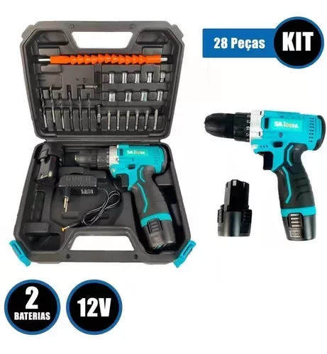 Parafusadeira E Furadeira 12v 02 Bat. Tecnologia Brushless - 2