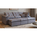 Ver imagem 1 de Sofá Luxo Stilo Retrátil Reclinável e com Chaise Fixa Pillow de 15cm e Almofadas Decorativas e Braço