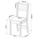 Ver imagem 3 de Mesa de Jantar 4 Lugares Neide Mel/nude 26292 - Pnr Móveis