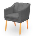 Ver imagem 5 de Kit com 2 Poltronas para Sala Moderna e Confortável Milla