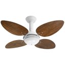 Ver imagem 1 de Ventilador de Teto Office Jet Venti-Delta Branco 4Pás Imbuia 220v