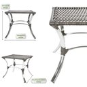 Ver imagem 3 de 2 Cadeiras Ascoli com Mesa Baixa Decore Mobília Pedra Ferro