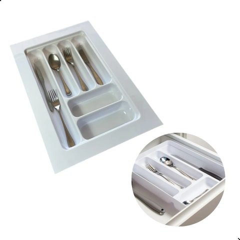 Porta Talher Organizador de Gaveta Og-71 323x473mm Branco